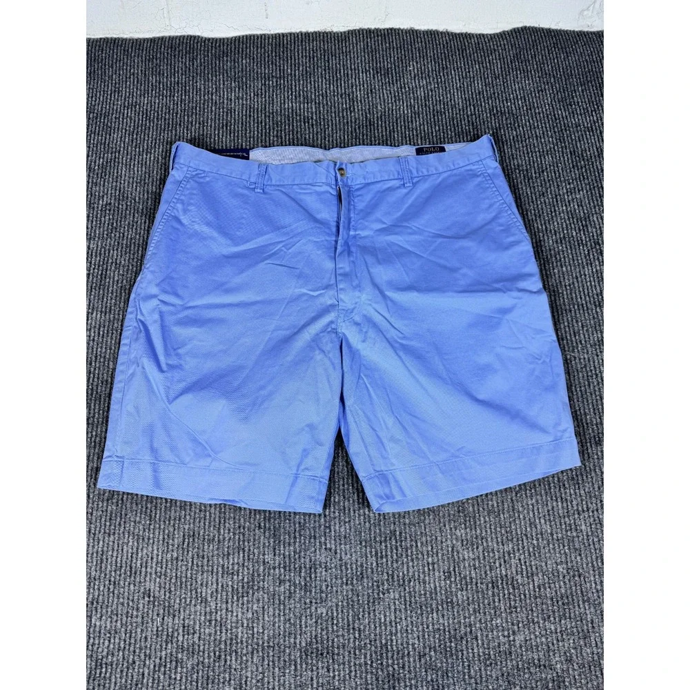 Polo Ralph Lauren Chino Shorts Size 44B 44 Big Classic Fit Stretch Flat Front
